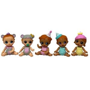 Lot of 5 Assorted Baby Born Surprise Mini Babies  Figurines